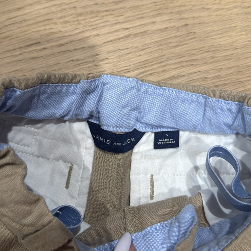 Janie and Jack Gray Casual Shorts with Elastic Waistband - Picture 4 of 4